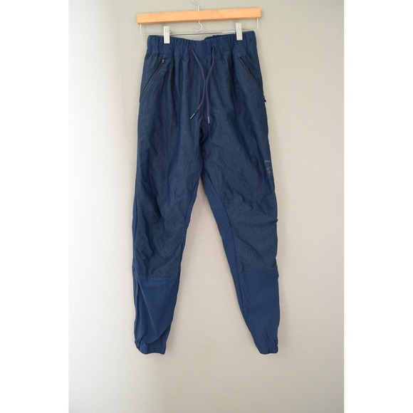 Norrona Training Pants Mens Small Indigo Night Jogger Athletic Zip Pockets - Picture 1 of 3